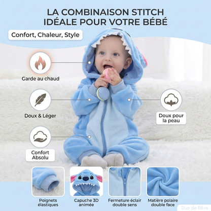 Combinaison Pyjama Bébé Stitch